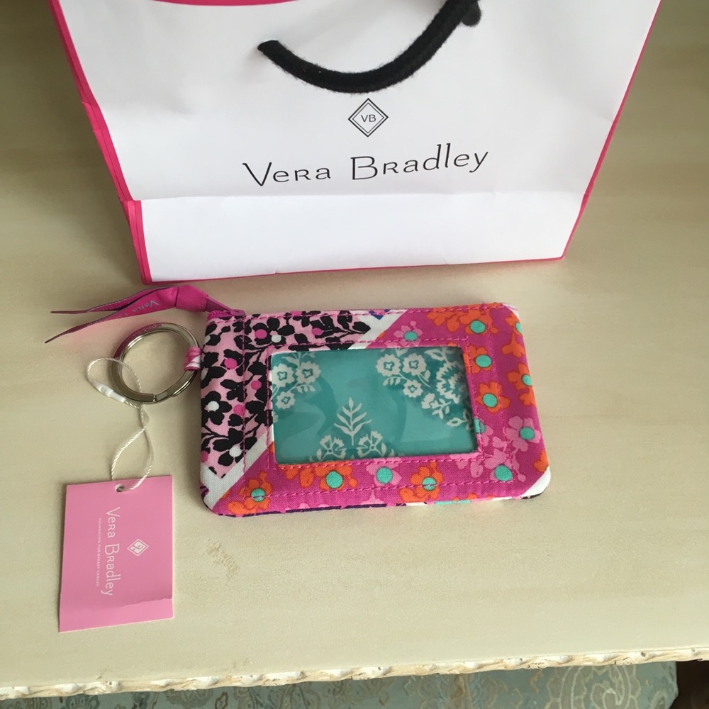 Vera Bradley Zip Id case - Picture 5 of 6
